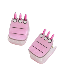 HH1049 Note Book Hair Claw Clips Twin Pack