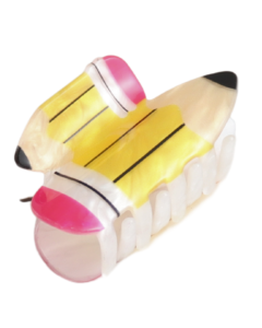 HH1117 Pencils Hair Claw Clip