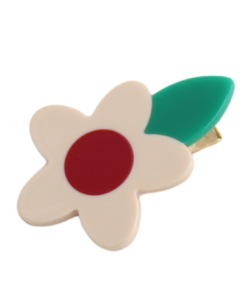 HH1146 Cream Flower Hair Clip