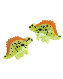 HH1181 Mini Dino Hair Claw Clips Twin Pack
