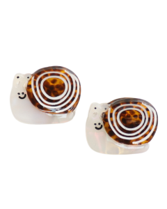HH1265 Mini Snail Hair Claw Clips Twin Pack