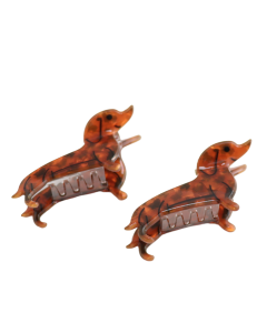 HH1268 Mini Dog Hair Claw Clips Twin Pack