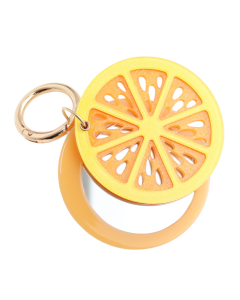 HH1280 Orange Slice Mirror Key Ring