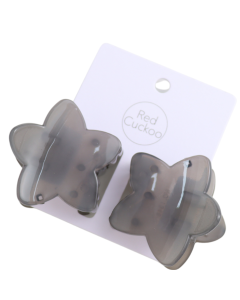 HH1315 Star Hair Claw Clips Twin Pack Blue