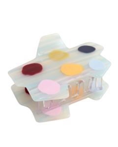 HH1332 Paint Board Hair Claw Clip Blue