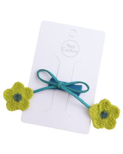 HH1414 Flowers Hair Clip Moss