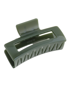 HH1438 Rectangle Hair Claw Clip Olive