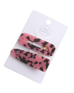 HH1458 Hair Clips Pack Of 2 Pink