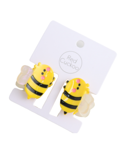 HH1487 Bee Hair Claw Clips Twin Pack