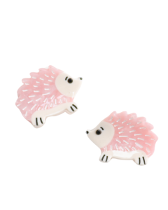 HH1519 Hedgehog Hair Claw Clips Twin Pack Pink