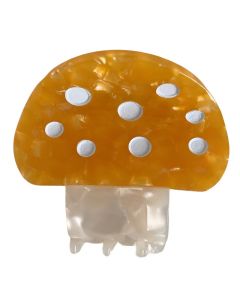 HC1734 Mushroom Hair Claw Clip Yellow