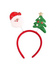 X012 Santa and Xmas Tree Headband