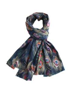 25040 Peacock Feathers Scarf