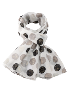 A040 Gold Dots Scarf