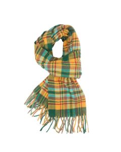 B028 Red Cuckoo Tartan Scarf