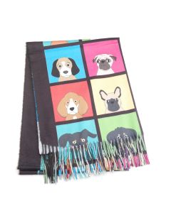 B052 Dogs Scarf