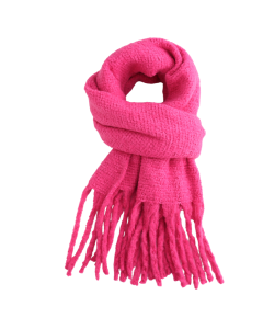 B073 Plain Scarf Fushcia