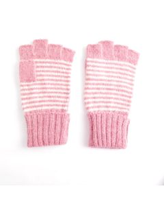 G014 Fingerless Stripes Gloves