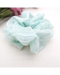 HA1018 Mint Crinkled Scrunchie