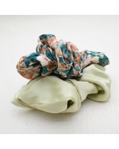 HB1017 Scrunchies Twin Pack Green