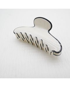 HC1014 Oval Cream Hair Claw Clip