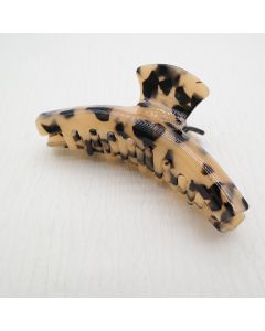HC1016 Cream Tortoiseshell Claw Clip