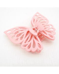 HC1043 Butterfly Pink Hair Claw Clip