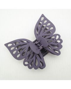 HC1047 Butterfly Mauve Hair Claw Clip