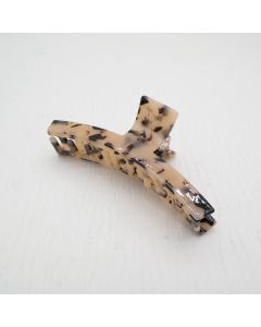 HC1059 Cream Tortoiseshell Claw Clip