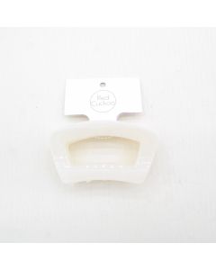 HC1097 Arch Pearl White Hair Claw Clip