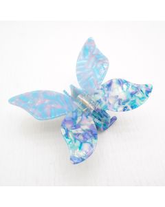 HC1126 Butterfly Turquoise Claw Clip