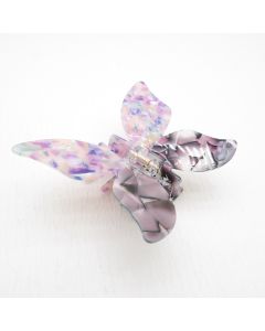 HC1127 Butterfly Lilac Hair Claw Clip