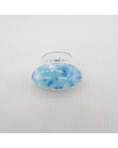HC1136 Oval Blue Hair Claw Clip