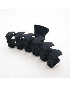 HC1142 Matte Wiggly Black Claw Clip