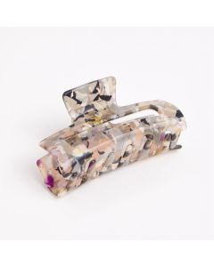 HC1207 Rectangle Grey Hair Claw Clip