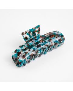 HC1267 Rectangle Turquoise Hair Claw