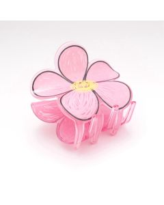 HC1401 Flower Hair Claw Clip Pink