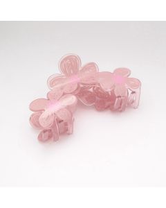 HC1405 Flowers Hair Claw Clip Pink