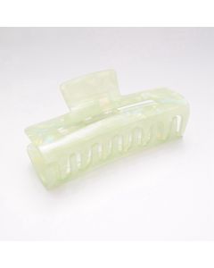 HC1417 Rectangle Hair Claw Clip Green