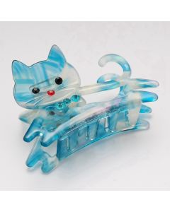 HC1479 Cat Hair Claw Clip Blue