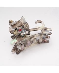 HC1484 Cat Hair Claw Clip Grey