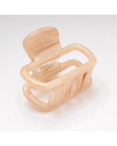 HC1486 Rectangle Hair Claw Clip Cream