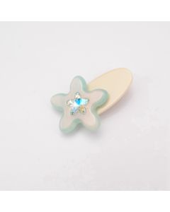 HC1545 Flower Hair Clip Mint 