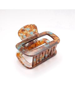 HC1629 Square Hair Claw Clip Teal