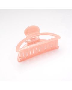 HC1638 Oval Hair Claw Clip Pink