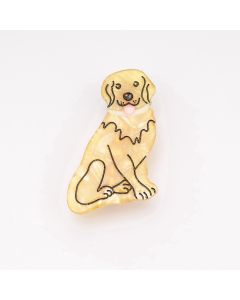 HC1666 Golden Retriever Hair Clip