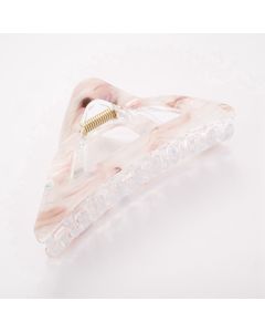 HC1671 Triangle Hair Claw Clip Mauve