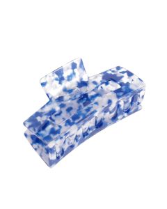 HC1715 Rectangle Hair Claw Clip Blue