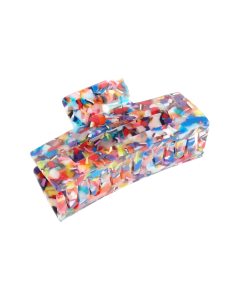 HC1716 Rectangle Hair Claw Clip Multi