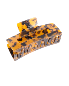 HC1719 Rectangle Hair Claw Brown Tortoiseshell